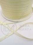 Panglică de satin 5mm, ruptă, galban ocitre, 1 paquet, 5 metri, 451519