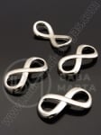 Element de conectare SSB 29x14x3mm argintiu 40 buc 318018