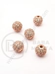Margele 8mm cu cristale forjate, 1 bucată 307807