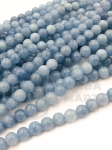 Mărgele de acvamarin 6mm ~63 bucăți 1 buc 352865