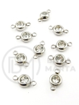 Element cu cristal OȚEL (304) 12x6.5x4mm 1 buc 305881