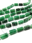 Cilindru smarald 8,5~11x5,5~6,5mm ~15 bucati 19cm 1 şir 353469