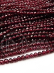 Granat ~ bilă fațetă de 3 mm ~ 125 bucăți 352530