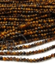 Mărgele ochi de tigru ~2mm fațetate ~185 buc 1 buc 352904