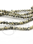 Sferă de jasp dalmatian 4mm ~90 buc 351011