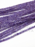 Mărgele de ametist ~2mm fațetate ~200 pieces 1 buc 352919