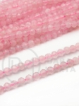 Cuarț roz ~bilă fațetată de 3 mm ~125 bucăți 1 buc 352228